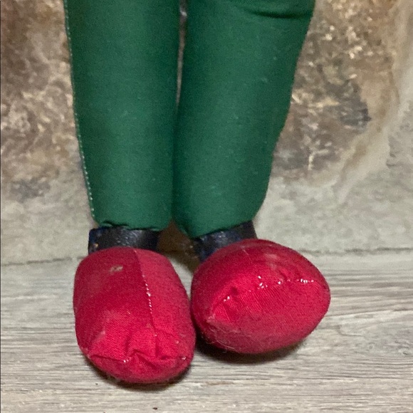 Vintage 50/60s plastic Face x Plush Elf Doll. - Picture 7 of 11